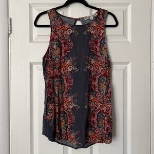 Gypsies & Moondust Paisley Print Tank - Size L